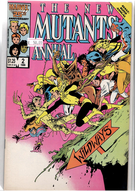 New Mutants annual #2 (1986) First U.S. appearances of Psylocke and Meggan VF - French Comics Lovers