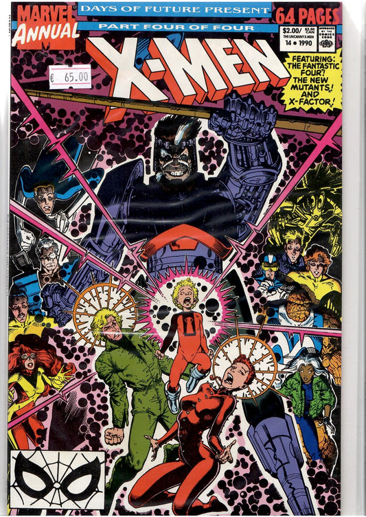 X-Men annual #14 (1990) 1° cameo Gambit VF - French Comics Lovers