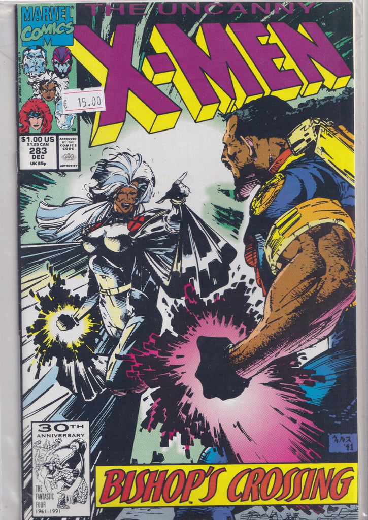Uncanny X- Men #283 (1991) Bishop Very Fine