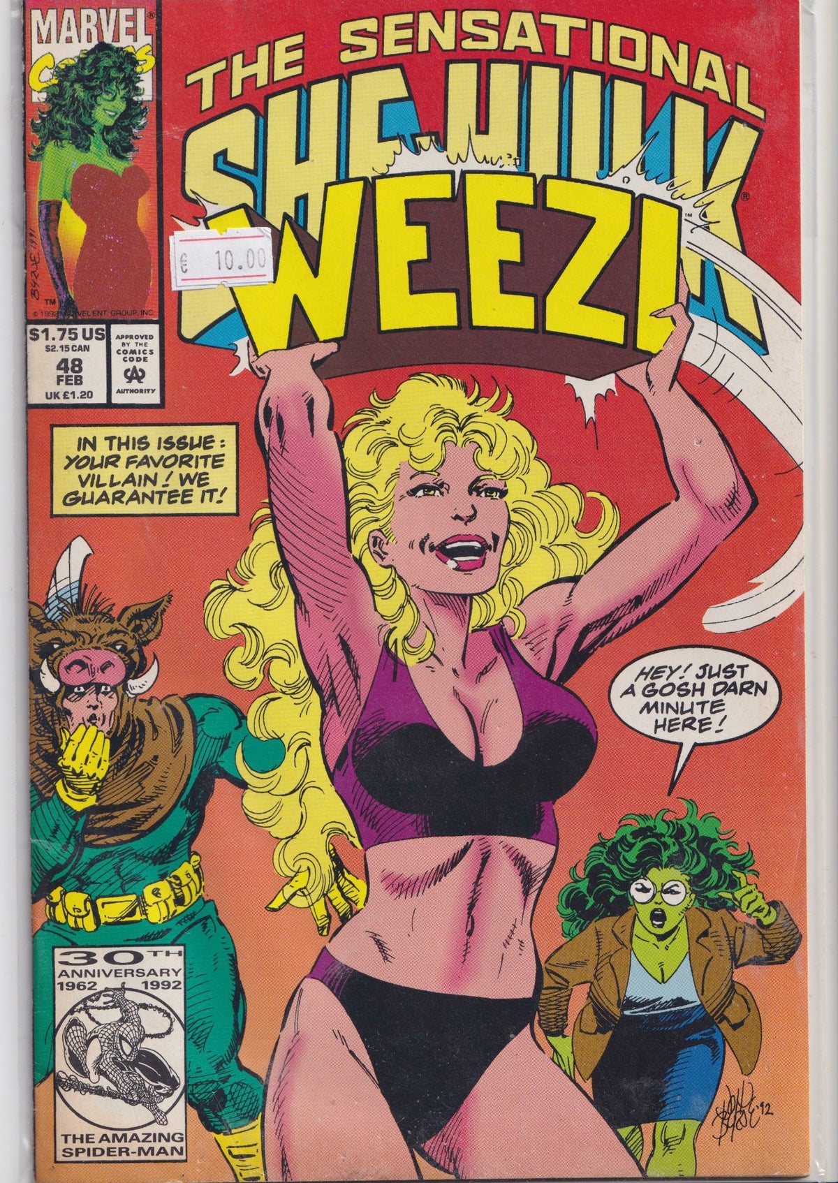 Sensational She-Hulk #48 (1993) Byrne story and art very Fine