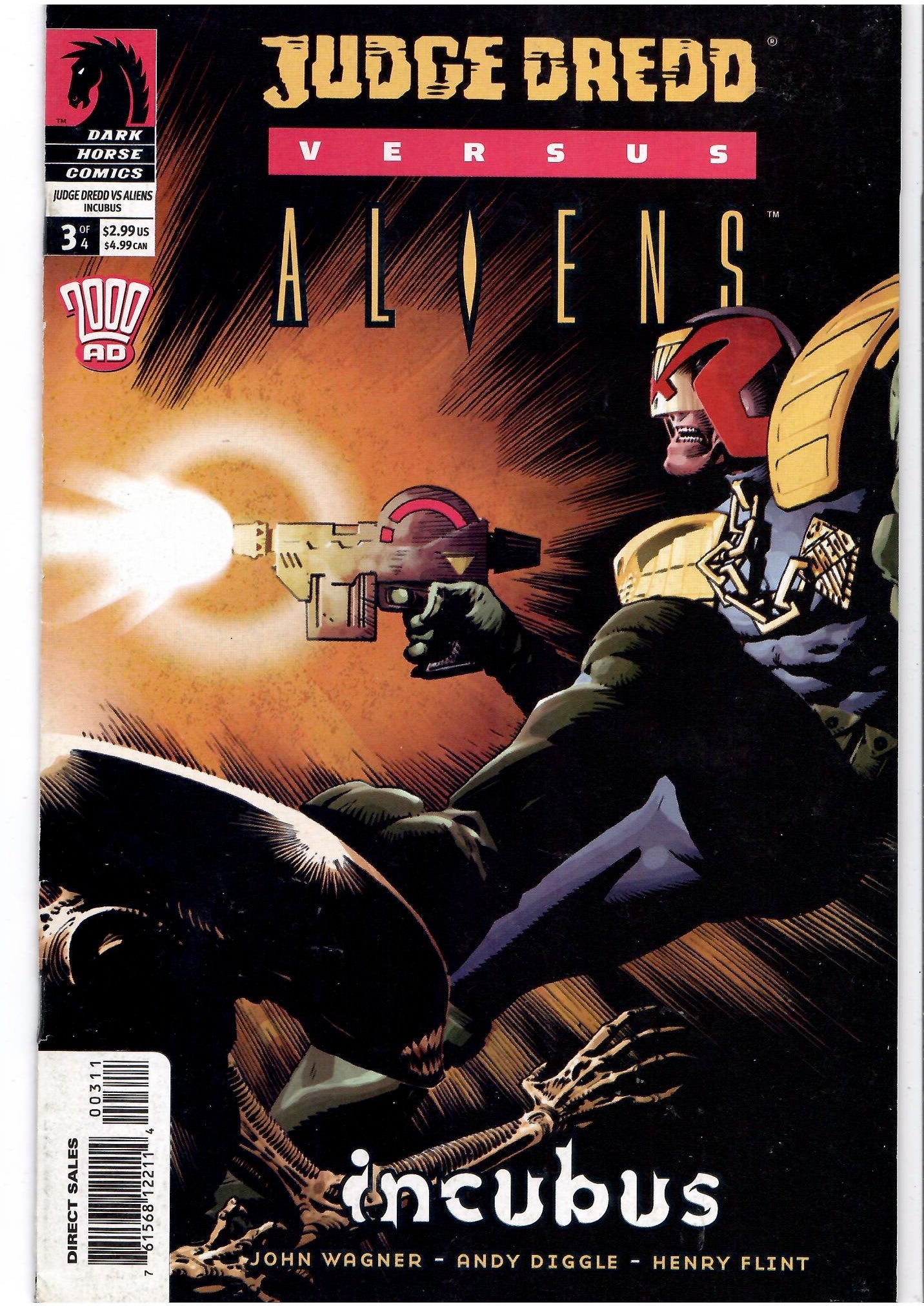 Judge Dredd vs Aliens: Incubus (2003) #1-4 Full set Fine