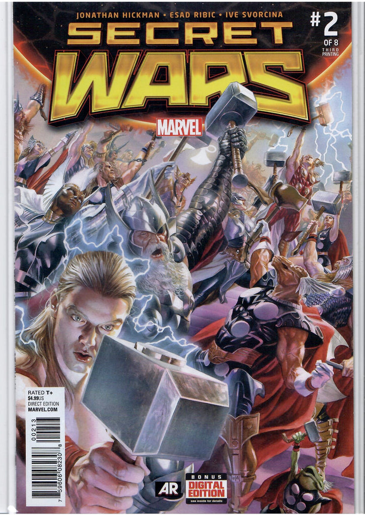 Secret Wars #1-9 (2015)  Doom Ribbic art very Fine