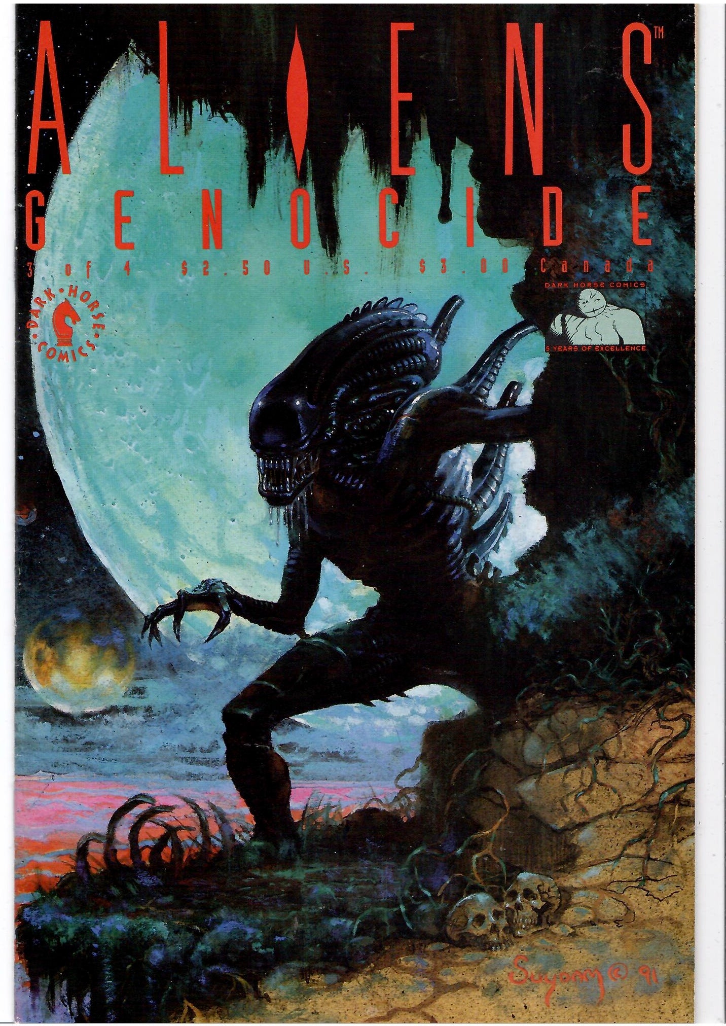 Aliens Genocide (1991)  #1-4 Full set Fine