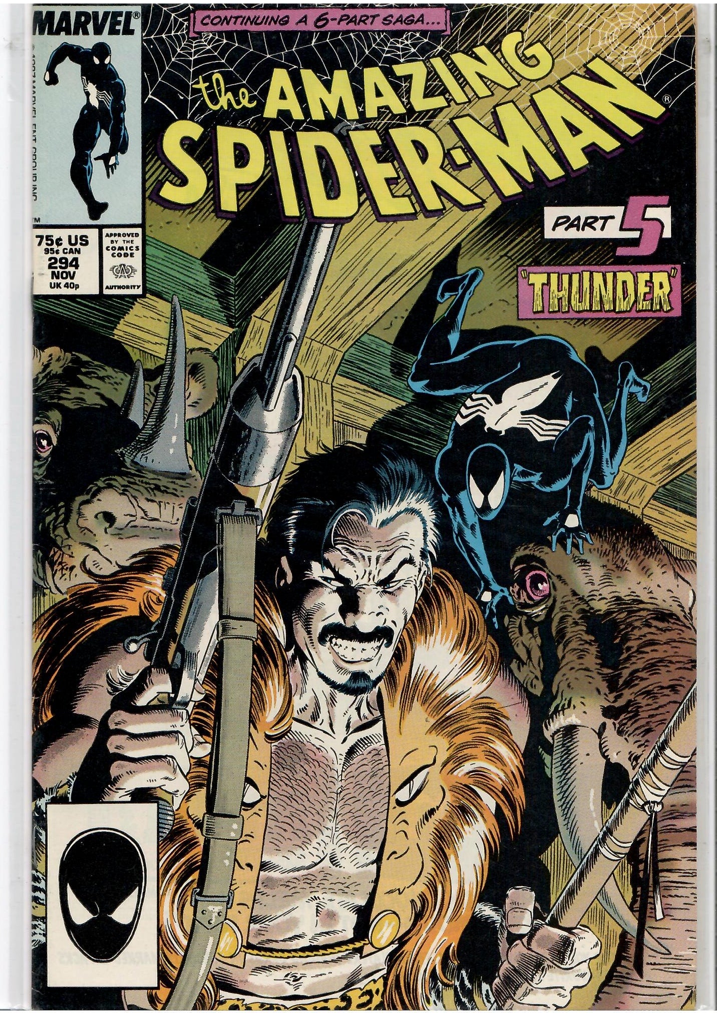 Spider-Man Kraven Hunt full set x6