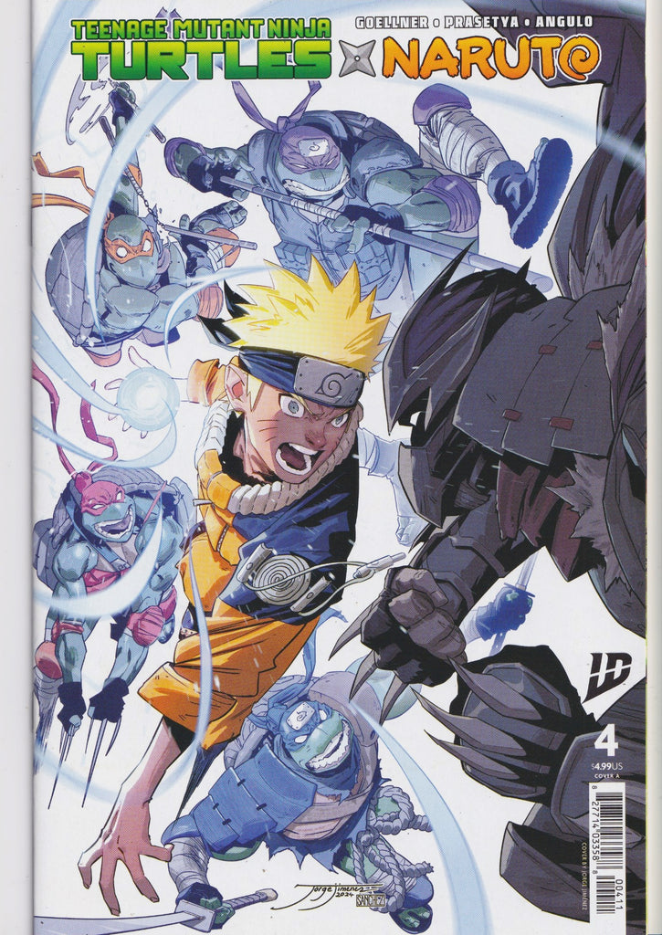 Teenage Mutant Ninja Turtles/Naruto #1-4 (2025) full set  Exclusive Crossover NM