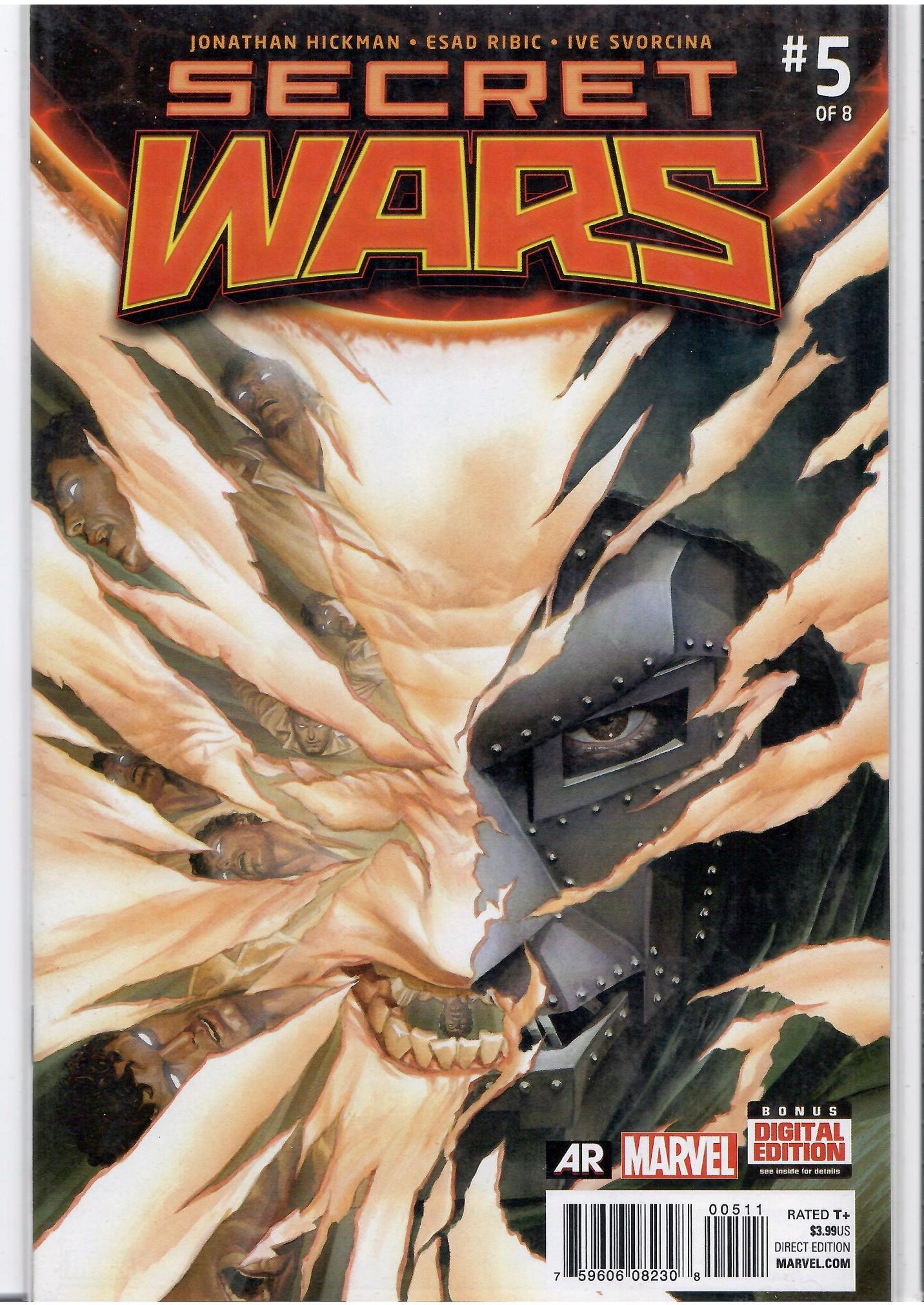 Secret Wars #1-9 (2015)  Doom Ribbic art very Fine