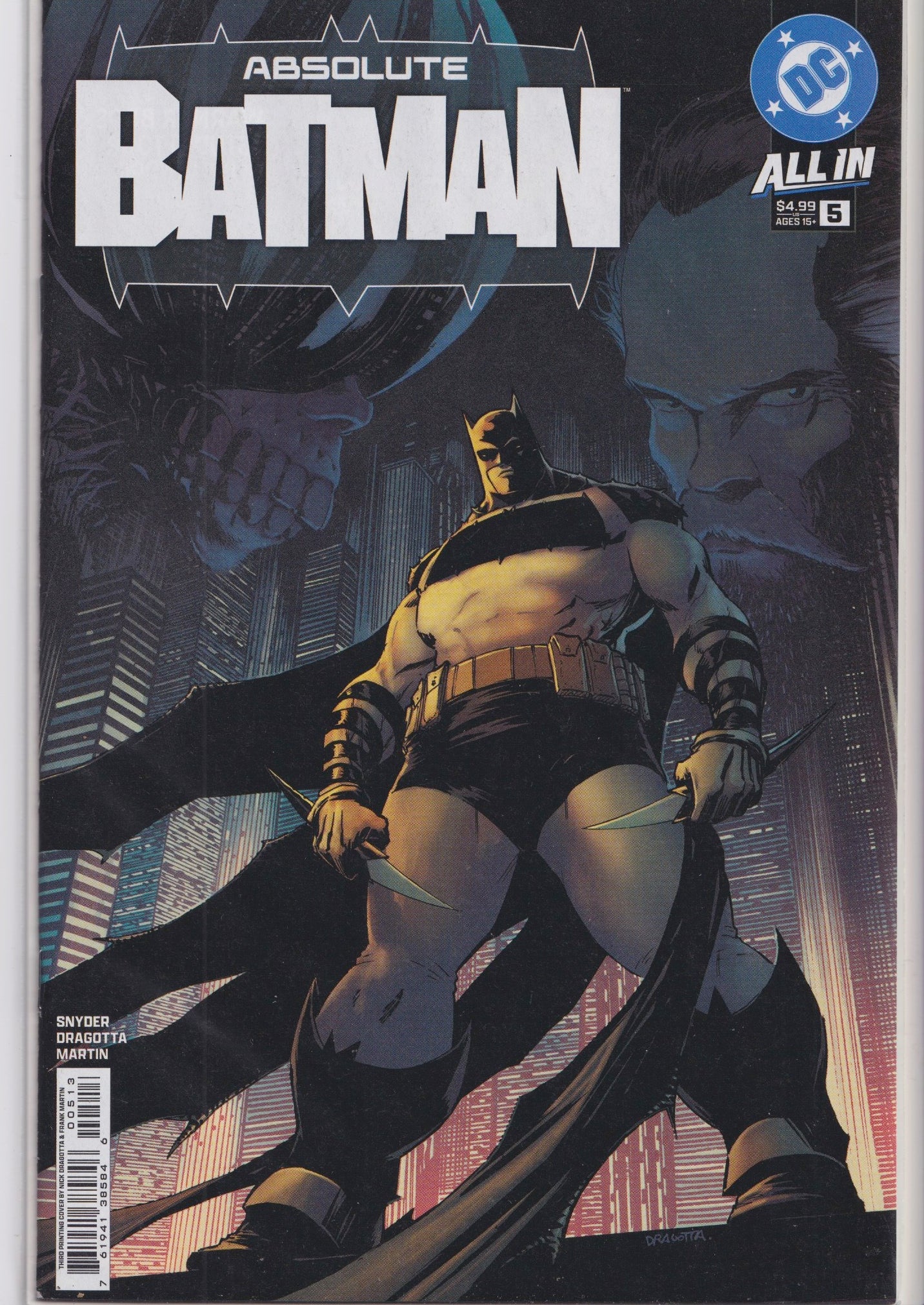 Absolute Batman #5 (2025) 3° Printing  NM