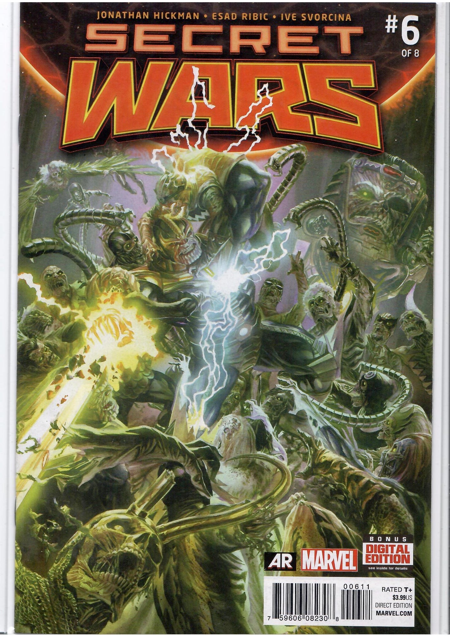 Secret Wars #1-9 (2015)  Doom Ribbic art very Fine