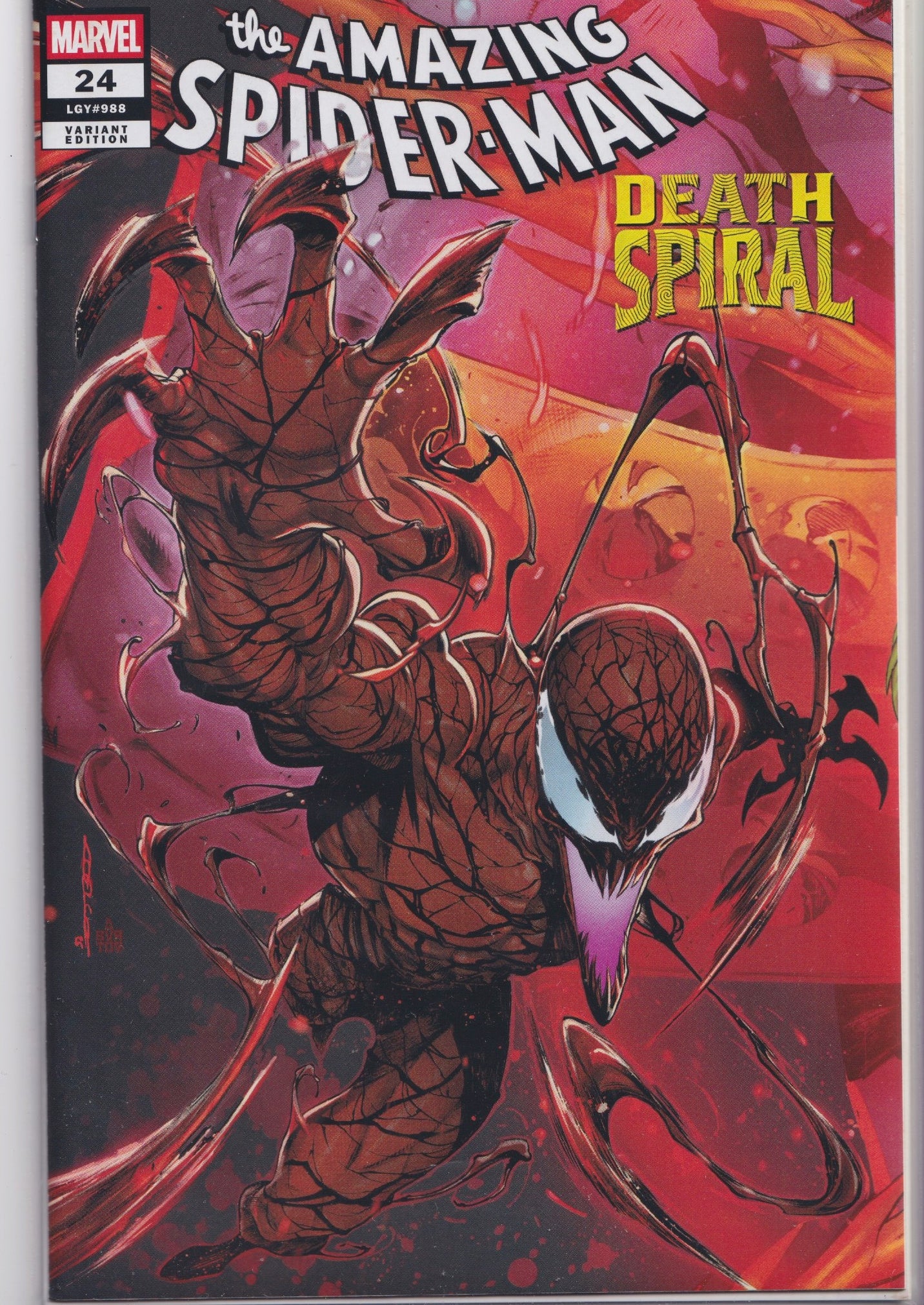 Amazing Spider-Man Venom Death Spiral  (2026) connecting covers complete 9 Part Story NM