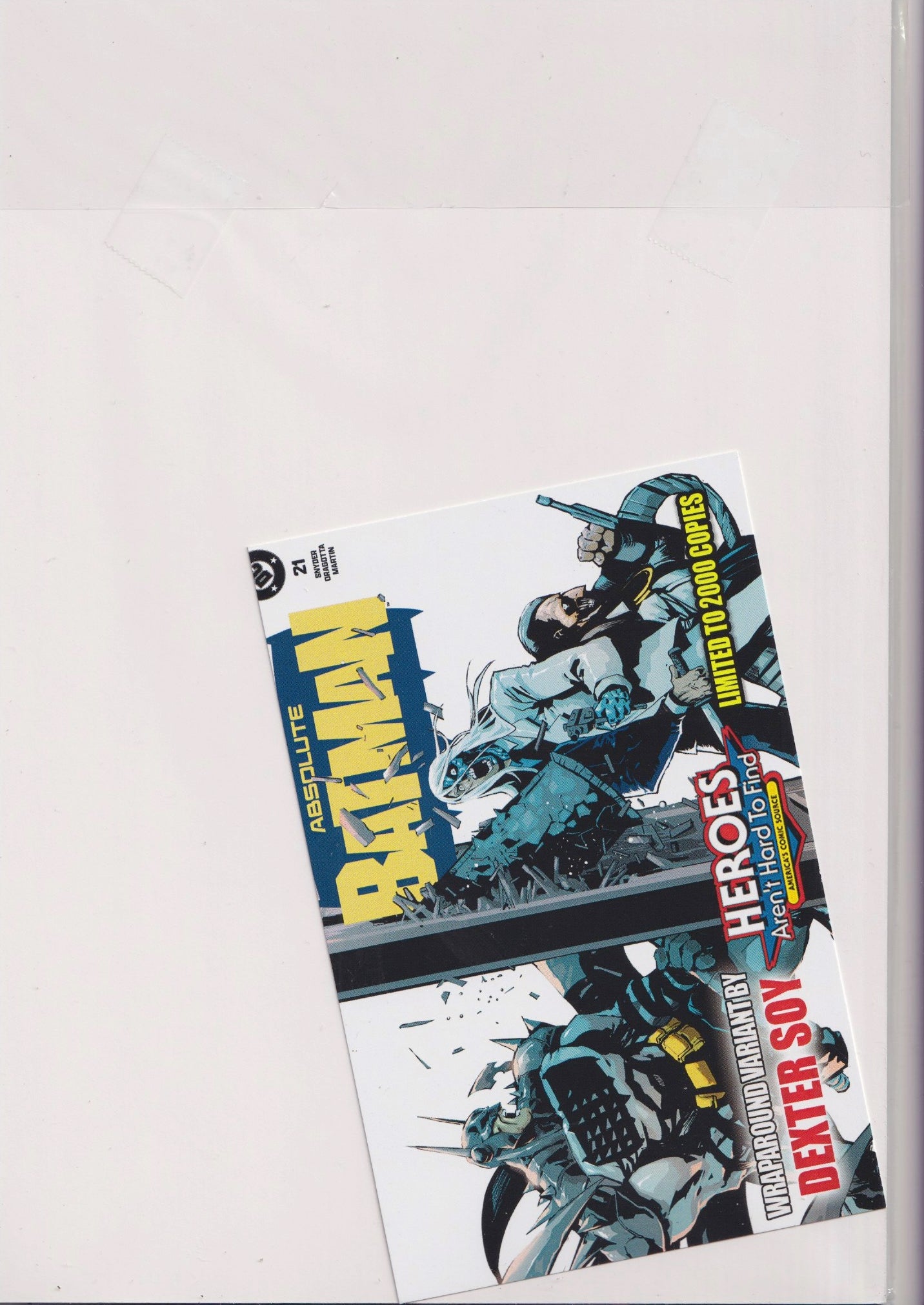 Absolute Batman #21 (2026) Exclusive BTC wraparound cover NM