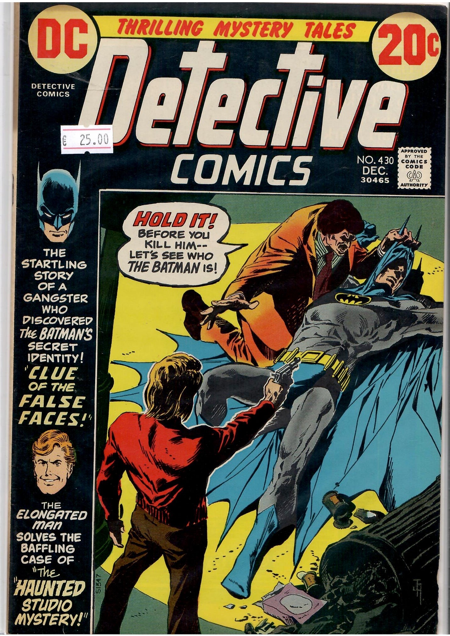 Detective Comics #430 (1972) Fine+ - French Comics Lovers