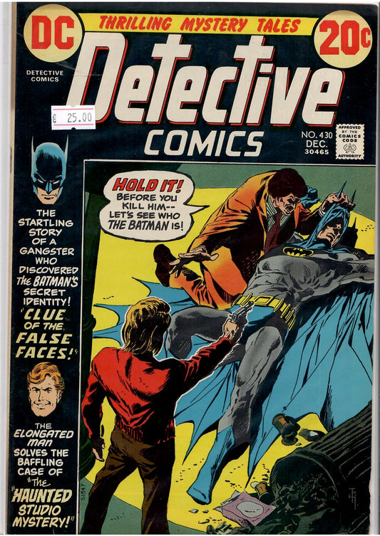 Detective Comics #430 (1972) Fine+ - French Comics Lovers