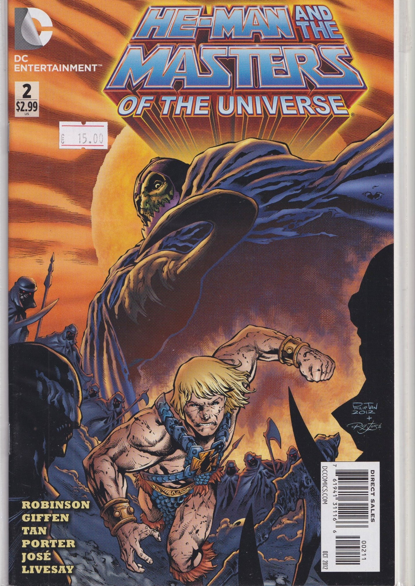 He-Man and The Masters of the Universe #2 (2012) Skelector is back  NM