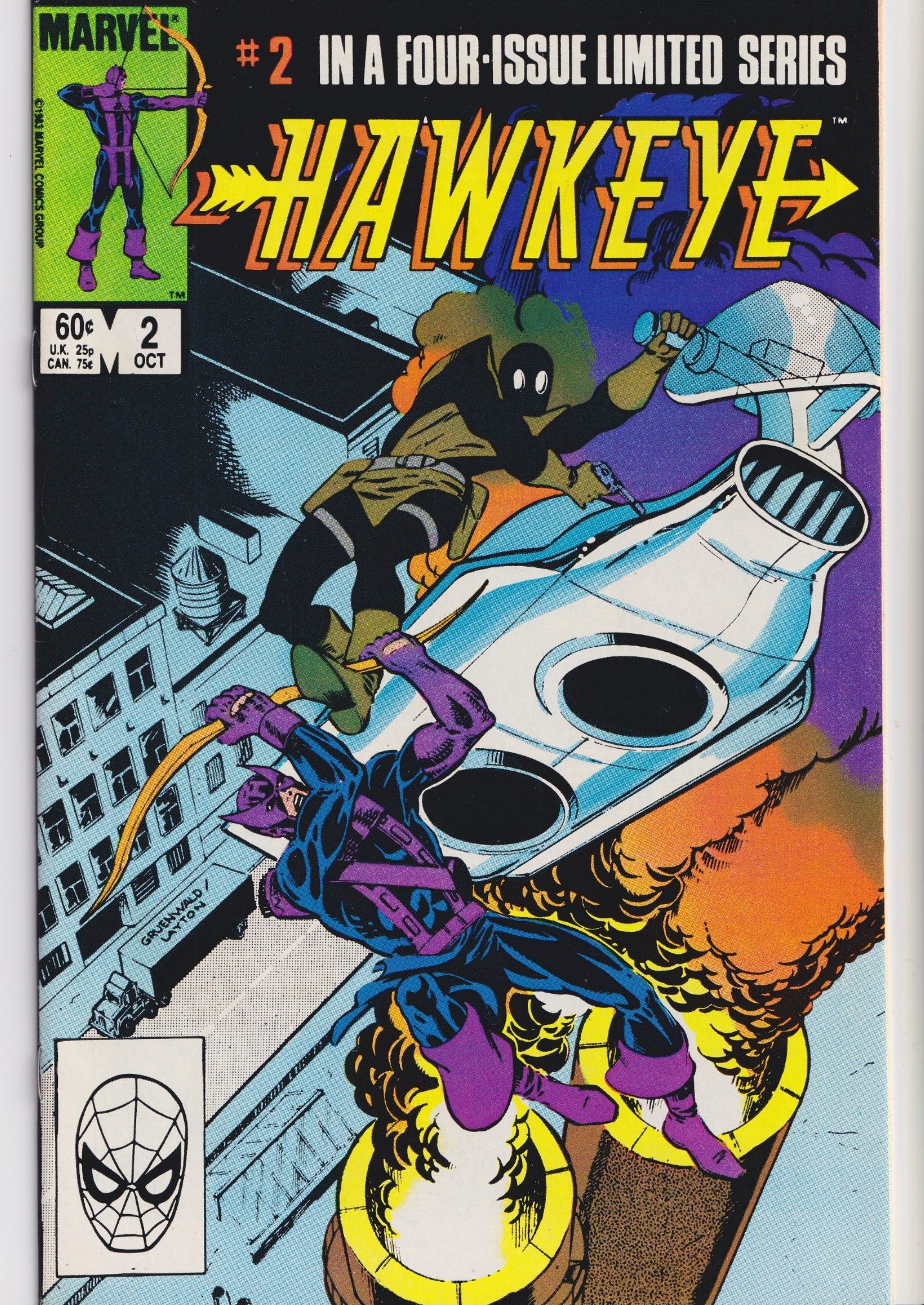 Hawkeye #1-4 (1983) Full set Avengers 1° Solo Very Fine