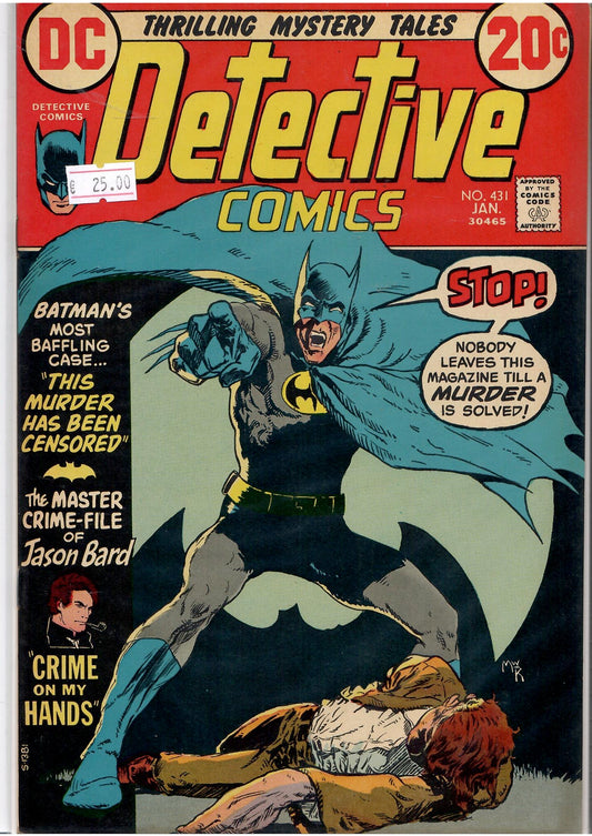 Detective Comics #431 (1973) Fine+ - French Comics Lovers