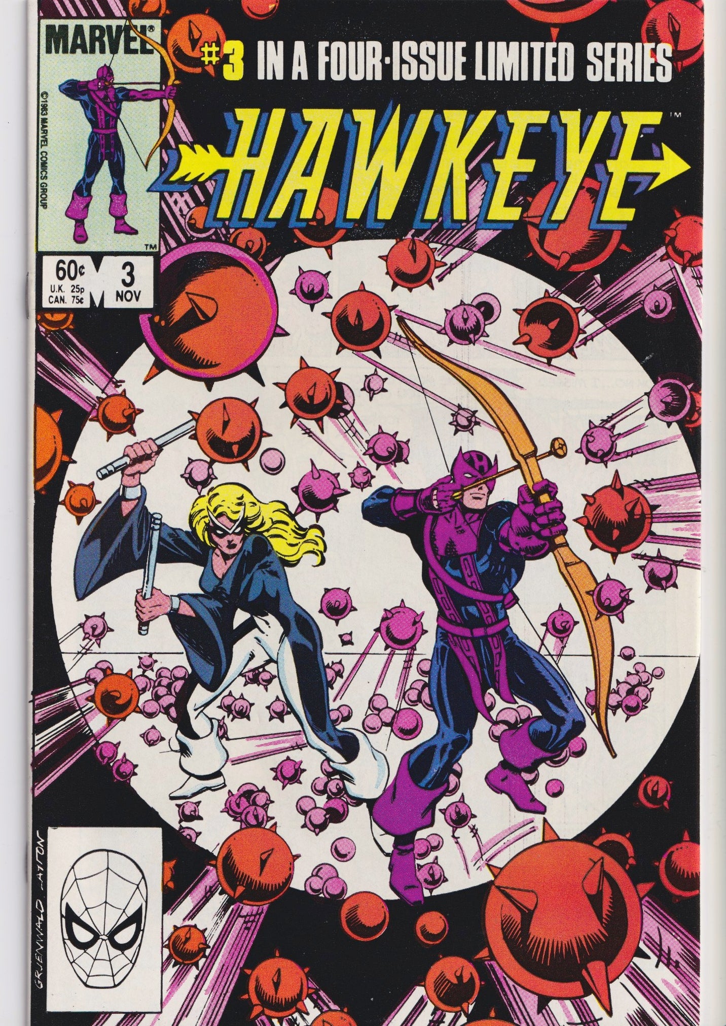 Hawkeye #1-4 (1983) Full set Avengers 1° Solo Very Fine