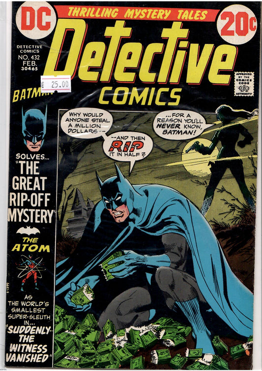Detective Comics #432 (1973) Fine+ - French Comics Lovers