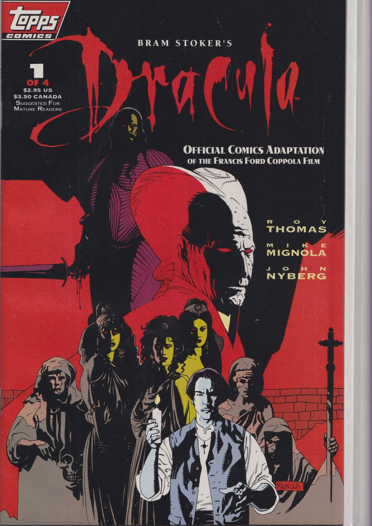 Dracula #1-4 (1992) Topps Mignola Very Fine