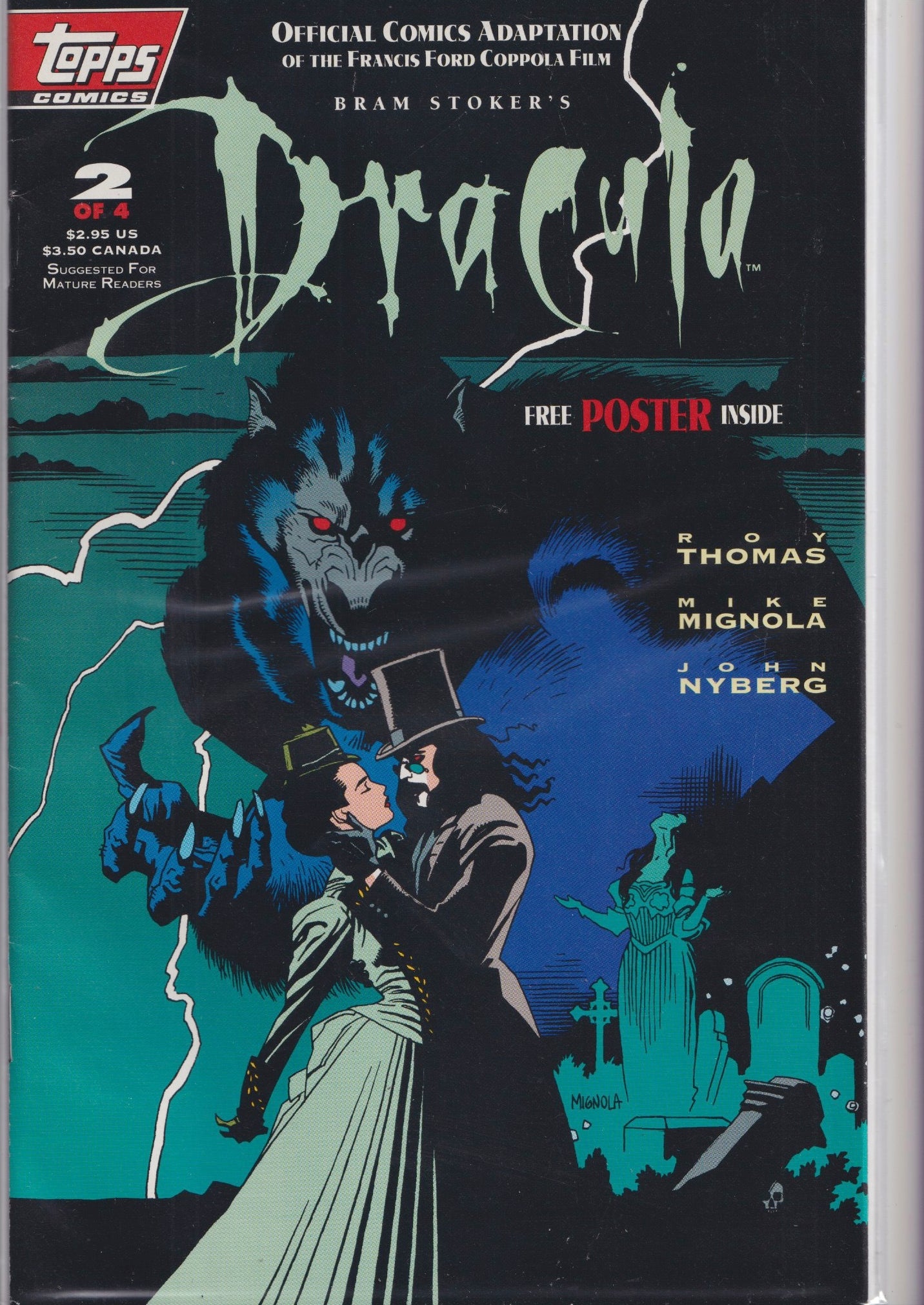 Dracula #1-4 (1992) Topps Mignola Very Fine