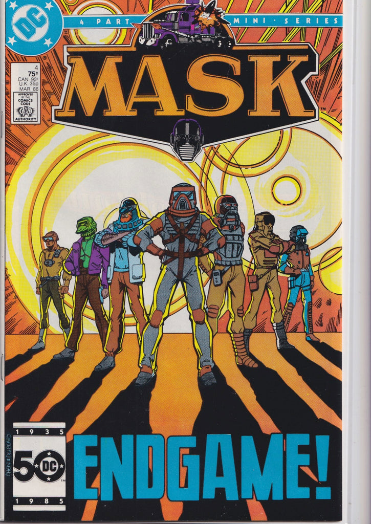MASK #1-4 (1985) Full set DC Tv show Very Fine