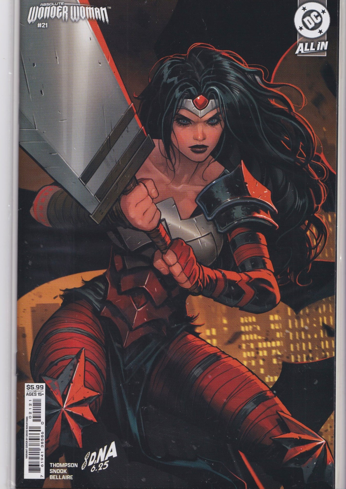 Absolute Trinity Nakayama Connecting covers Batman, Wonder Woman Superman NM