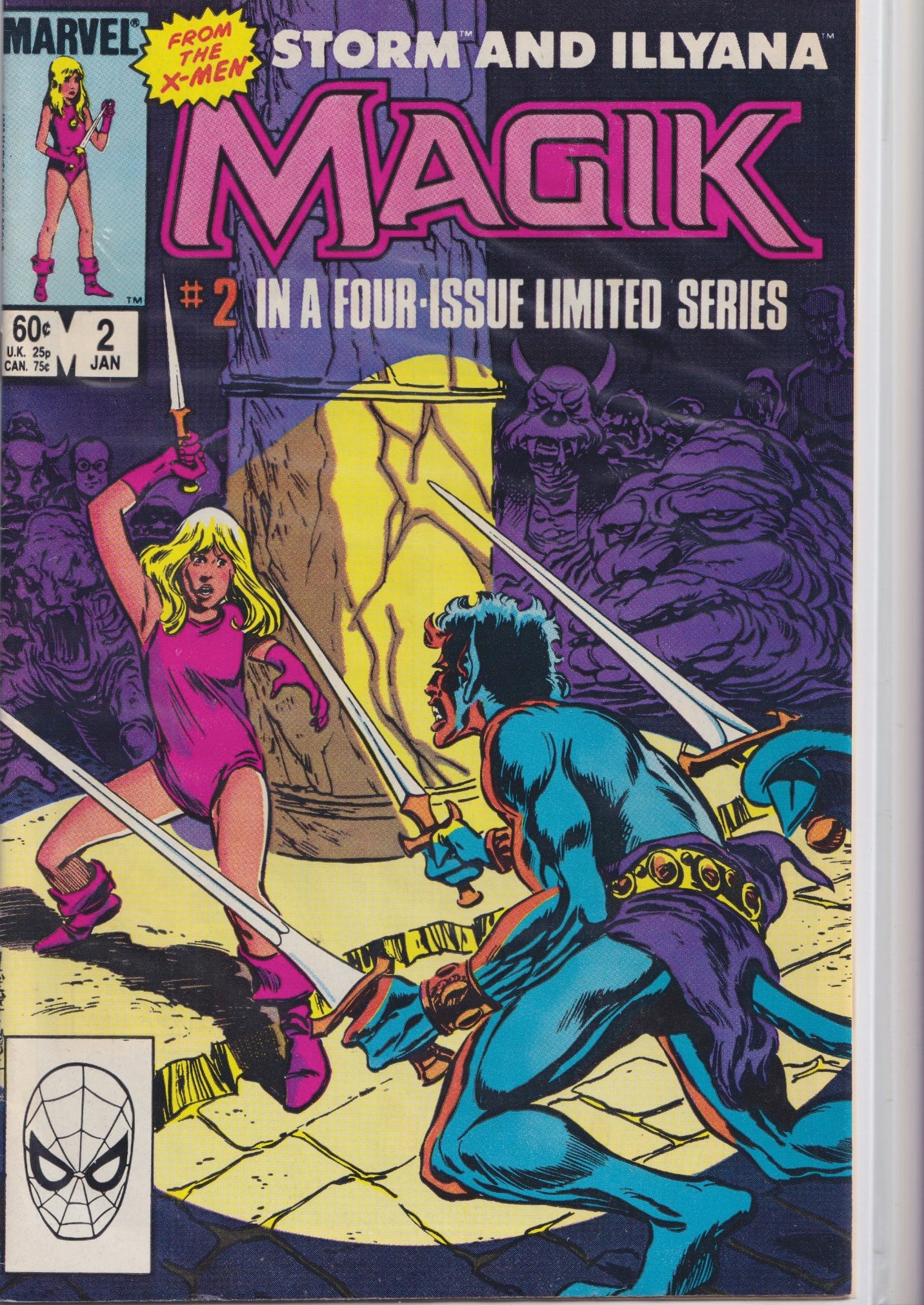 Magik #1-4 (1983) Full set  Intro Magik  X-men x over Illyanna  Very Fine