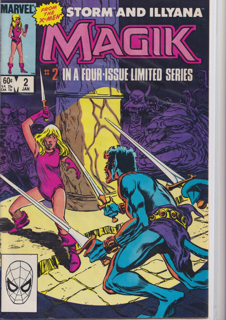 Magik #1-4 (1983) Full set  Intro Magik  X-men x over Illyanna  Very Fine
