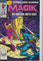 Magik #1-4 (1983) Full set  Intro Magik  X-men x over Illyanna  Very Fine