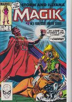 Magik #1-4 (1983) Full set  Intro Magik  X-men x over Illyanna  Very Fine