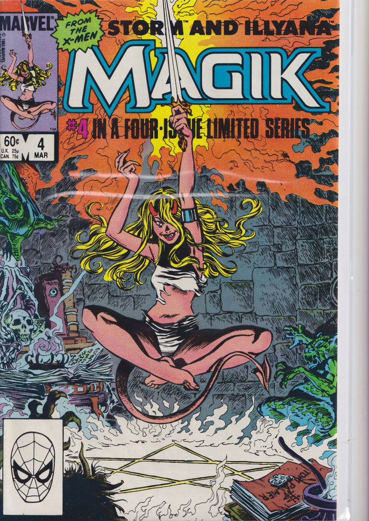 Magik #1-4 (1983) Full set  Intro Magik  X-men x over Illyanna  Very Fine