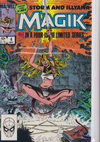 Magik #1-4 (1983) Full set  Intro Magik  X-men x over Illyanna  Very Fine