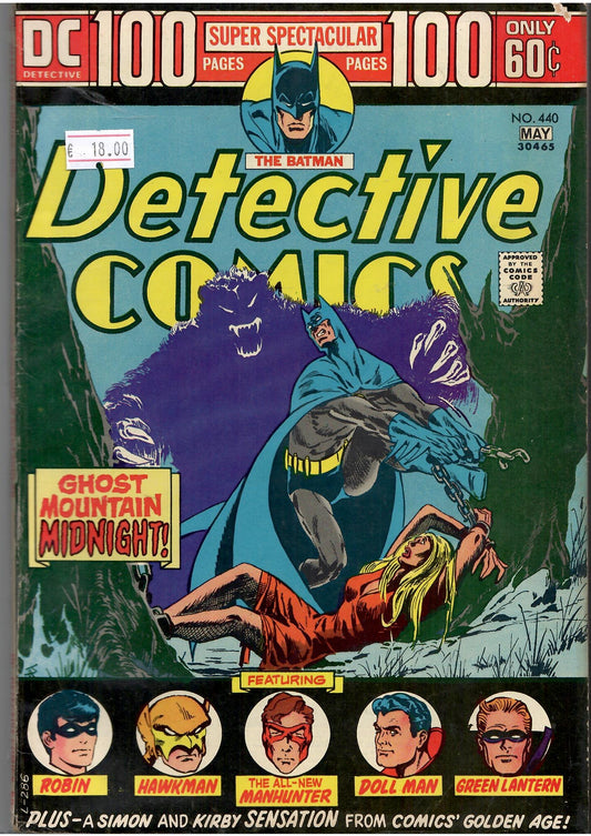 Detective Comics #440 (1974) Manhunter Fine- - French Comics Lovers