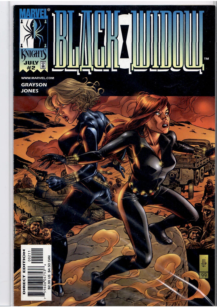 Black Widow #1-3 (1999) Full set  intro Yelena Very Fine