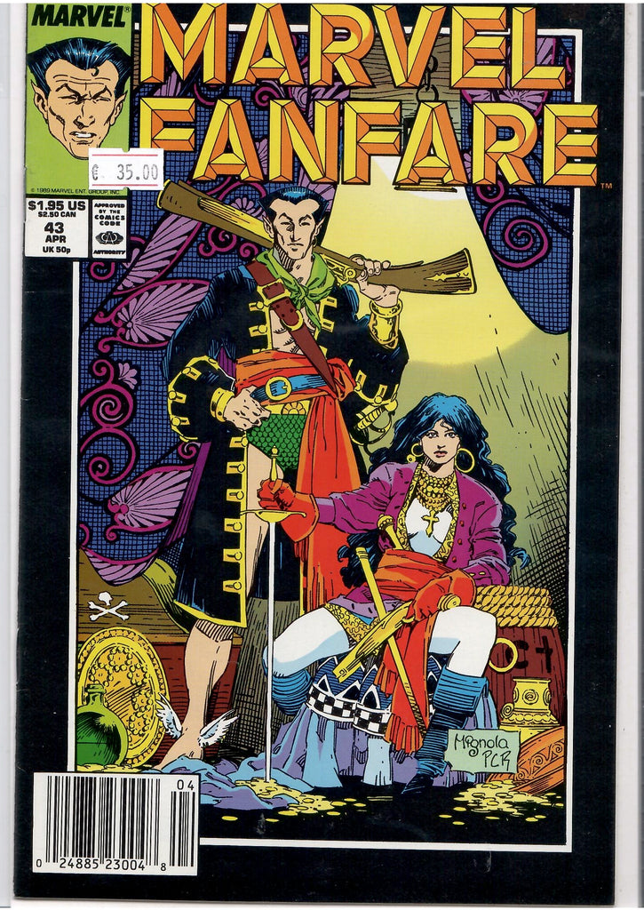 Marvel Fanfare #43 (1989) hard to find Early Mignola Very Fine