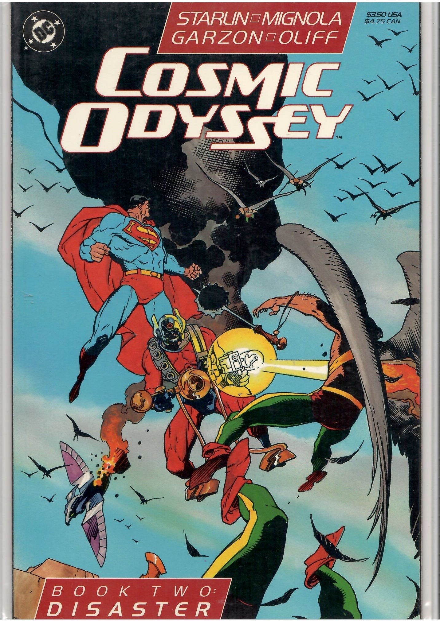 Cosmic Odyssey #1-4 (1988) full set  Starlin/Mignola Very Fine