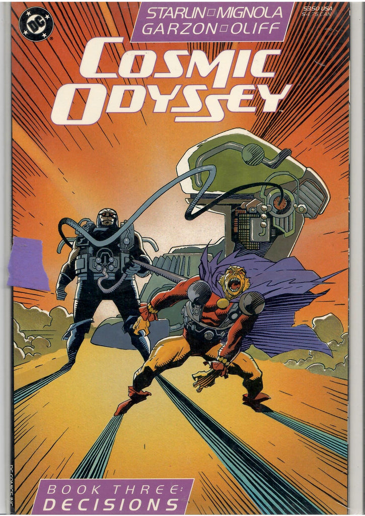Cosmic Odyssey #1-4 (1988) full set  Starlin/Mignola Very Fine