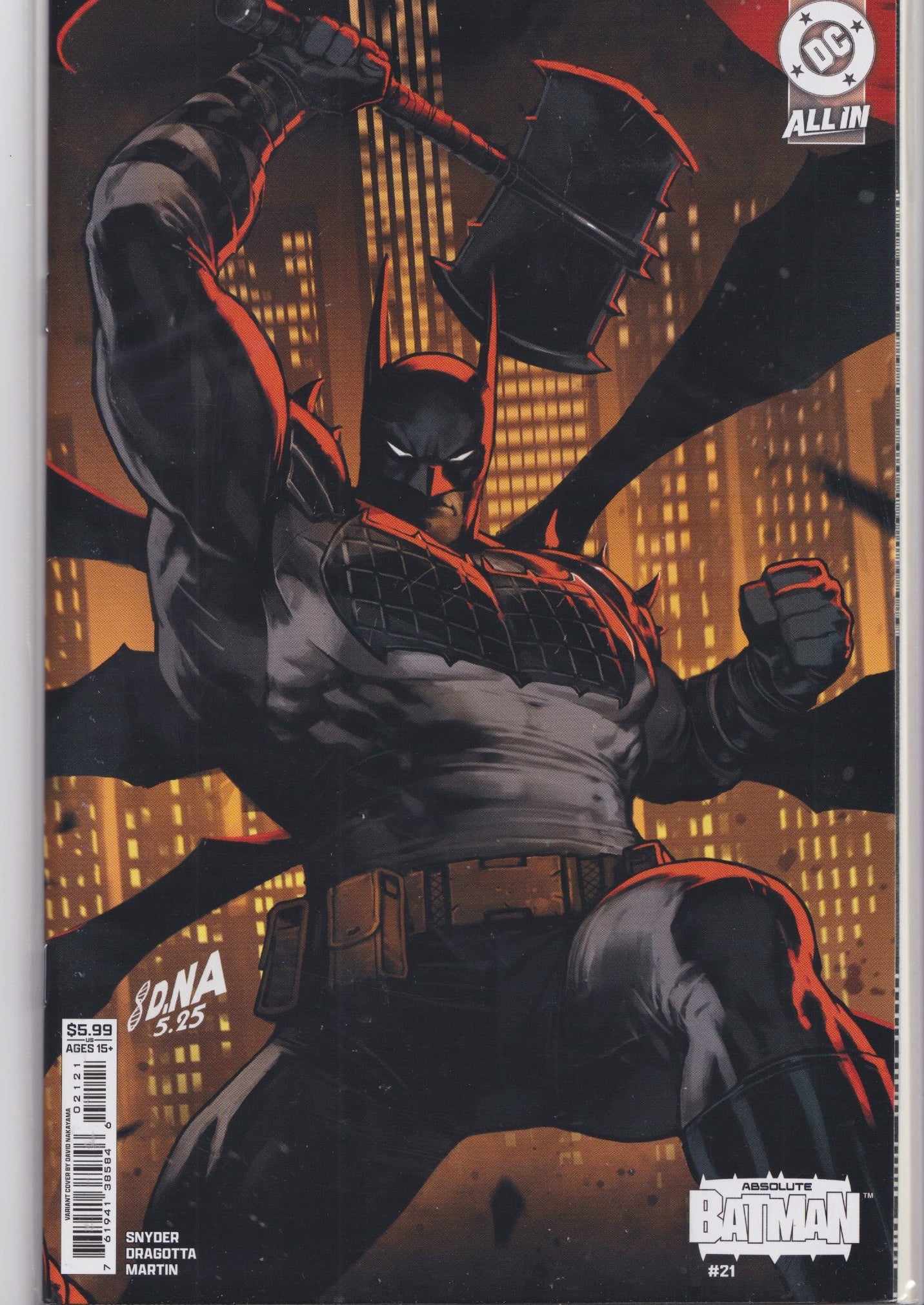 Absolute Trinity Nakayama Connecting covers Batman, Wonder Woman Superman NM