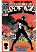  1st in continuity appearance of Spider-Man's black costume 