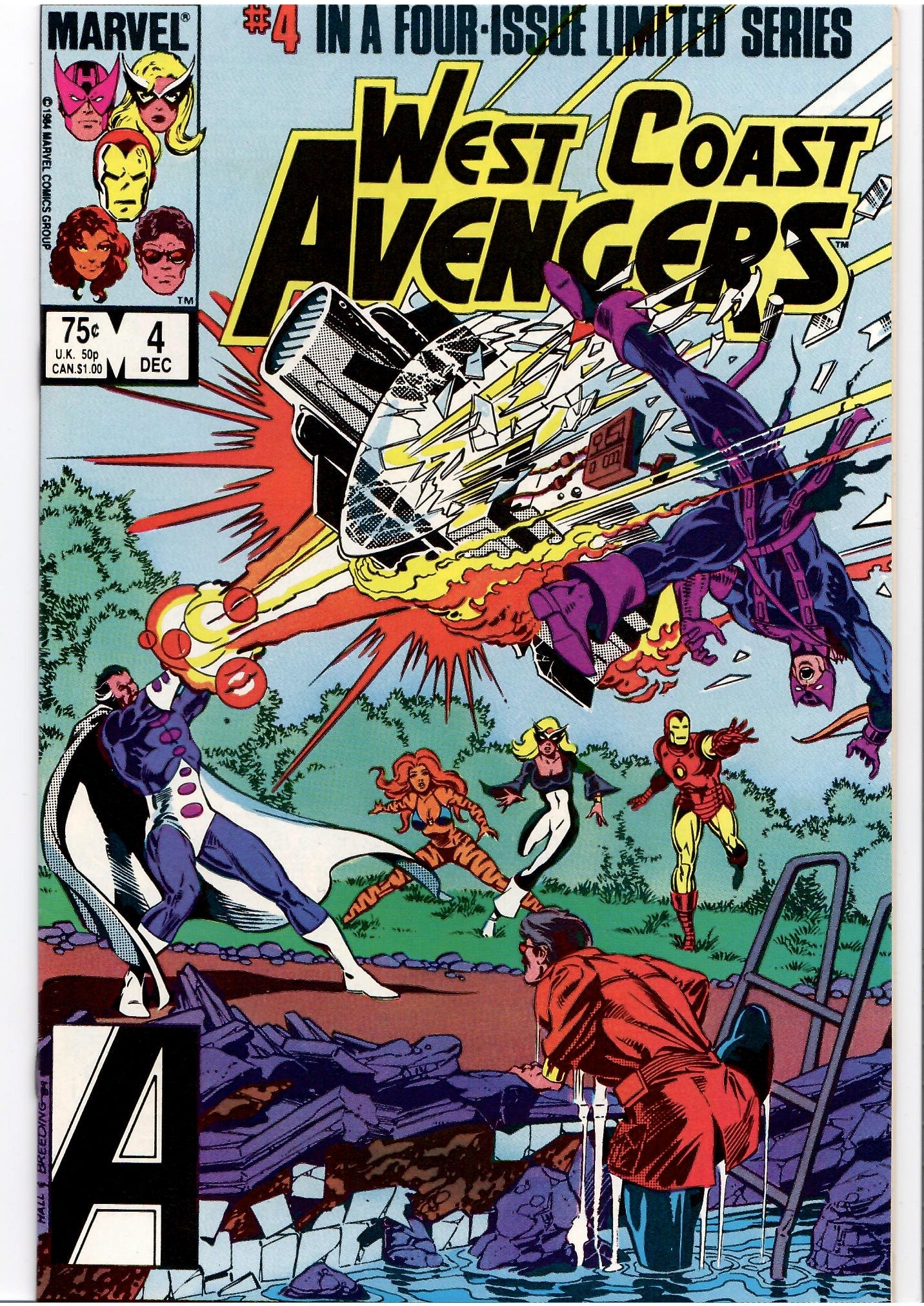 Avengers West Coast # 1-4 Full set (1984) VF - French Comics Lovers