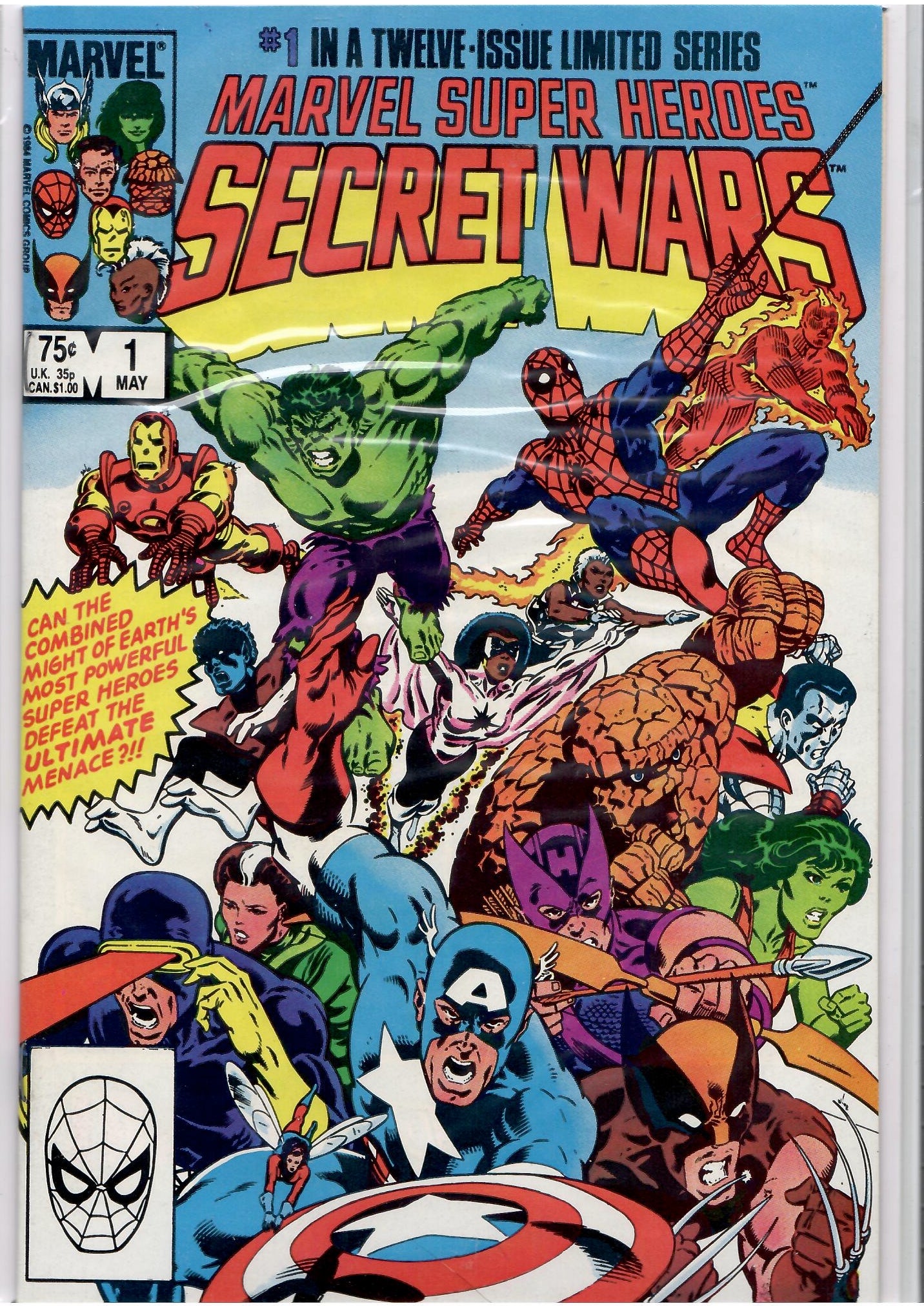 Secret Wars #1-12 (1984) full set 1° print very High grade NM