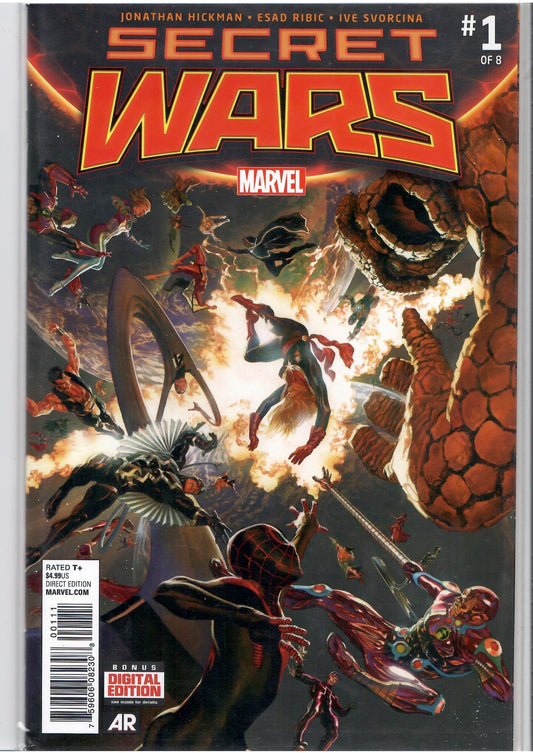 Secret Wars #1-9 (2015)  Doom Ribbic art very Fine