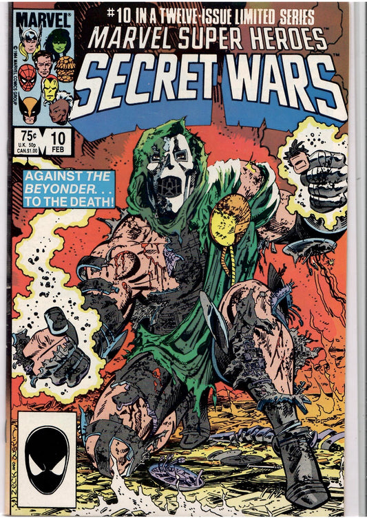 Secret Wars #10 (1985) Classic Doom Cover -the original ! Very Fine