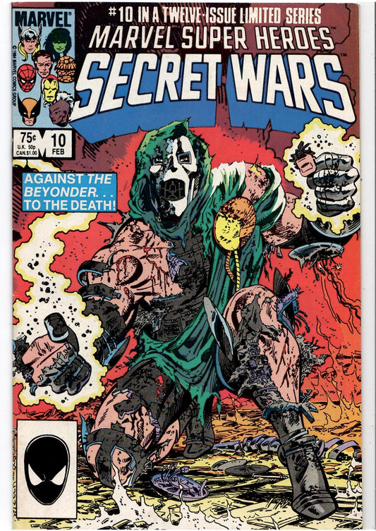 Secret Wars #10 (1985) Classic doctor Doom Cover -the original ! Fine+