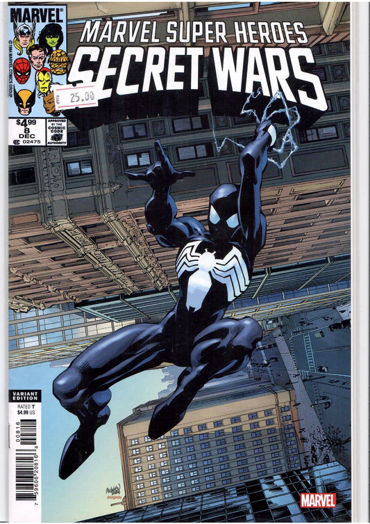 Secret Wars #8 (1985) Incentive Variant Cover Reprint VF