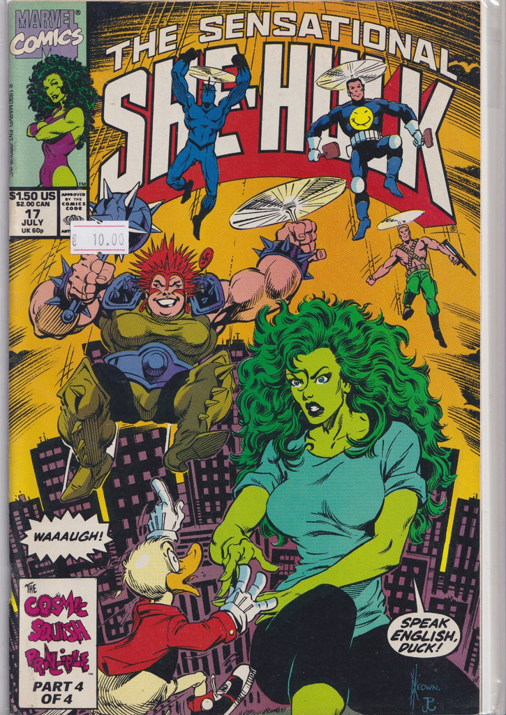 Sensational She-Hulk #17 (1990)  very Fine FCL
