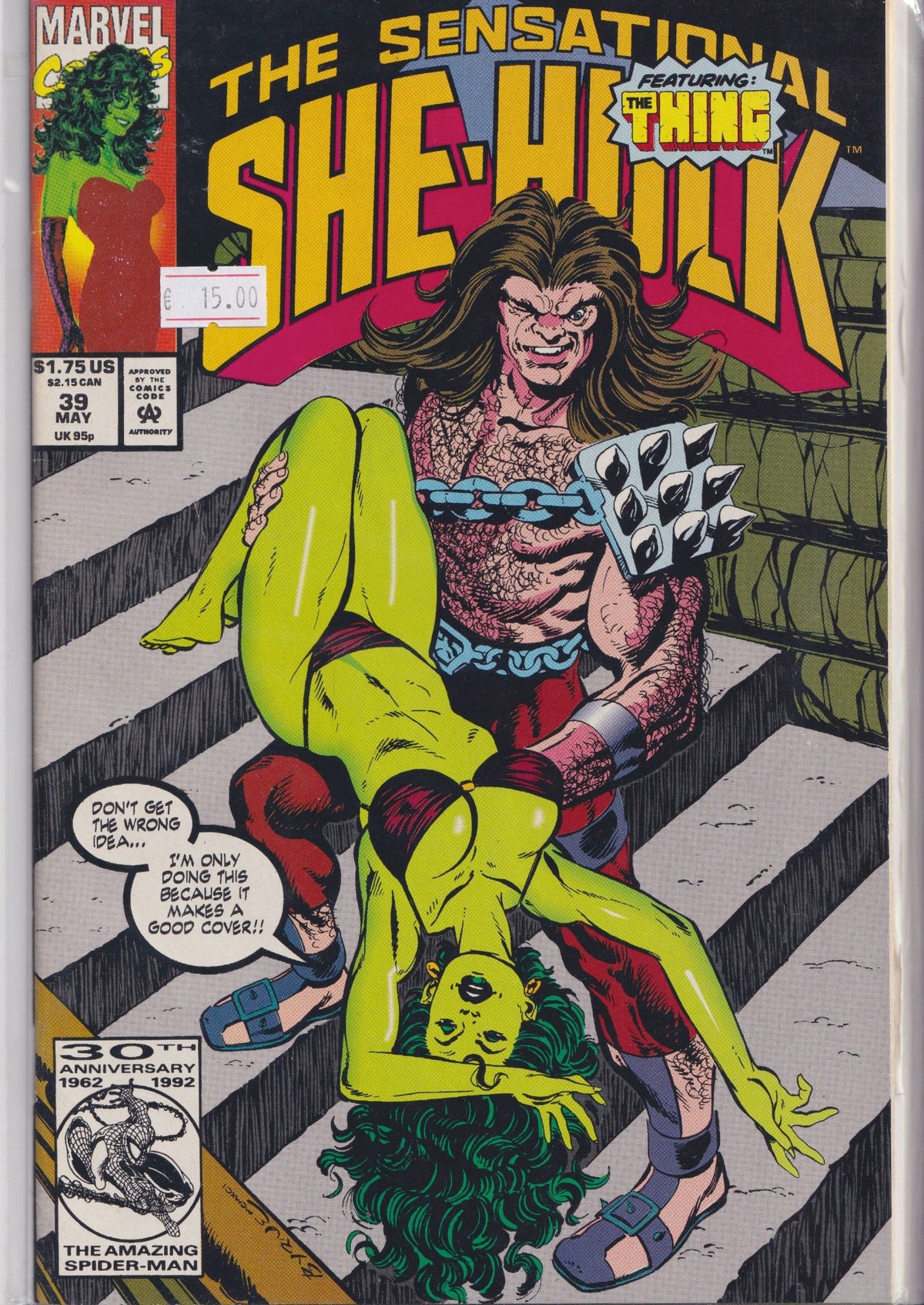 Sensational She-Hulk #39 (1992) Byrne story and art very Fine FCL