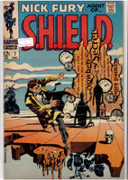 Shield #7 (1968) classic Dali Steranko cover Fine-Frenchcomicslovers
