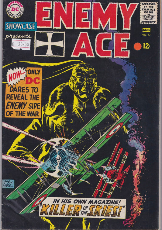 Showcase #38 (1965) 4° Enemy Ace Joe Kubert iconic anti hero Fine-