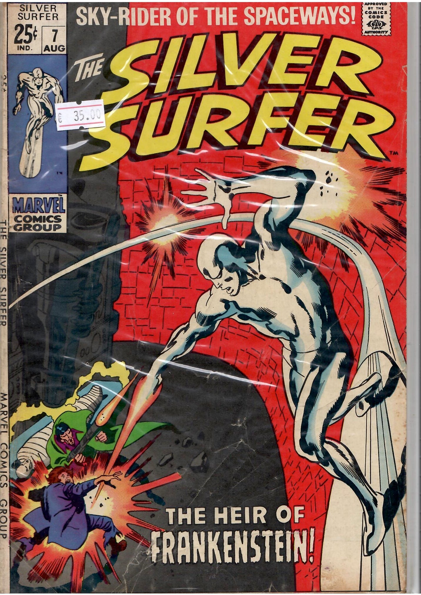 Silver Surfer #7(1969) Classic  Buscema VG-