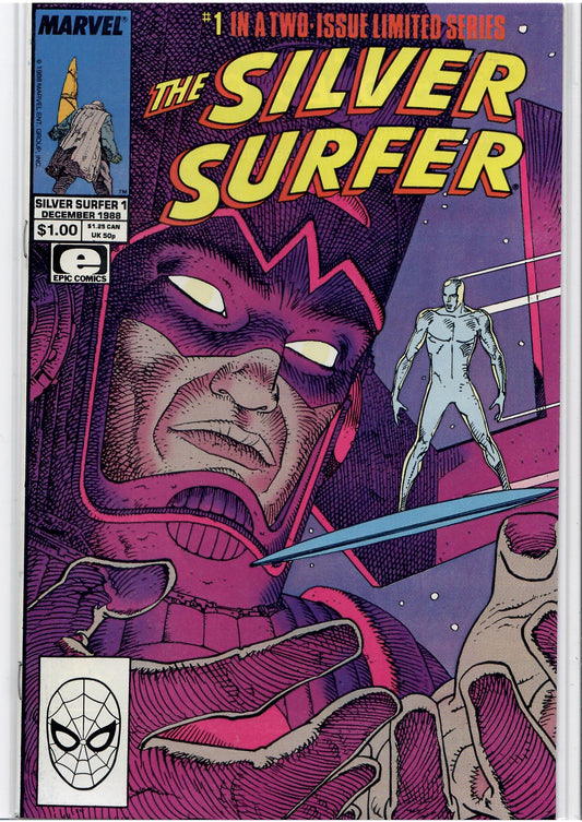 Silver Surfer Parable #1+2 (1989) Full set Moebius + Stan Lee Very Fine